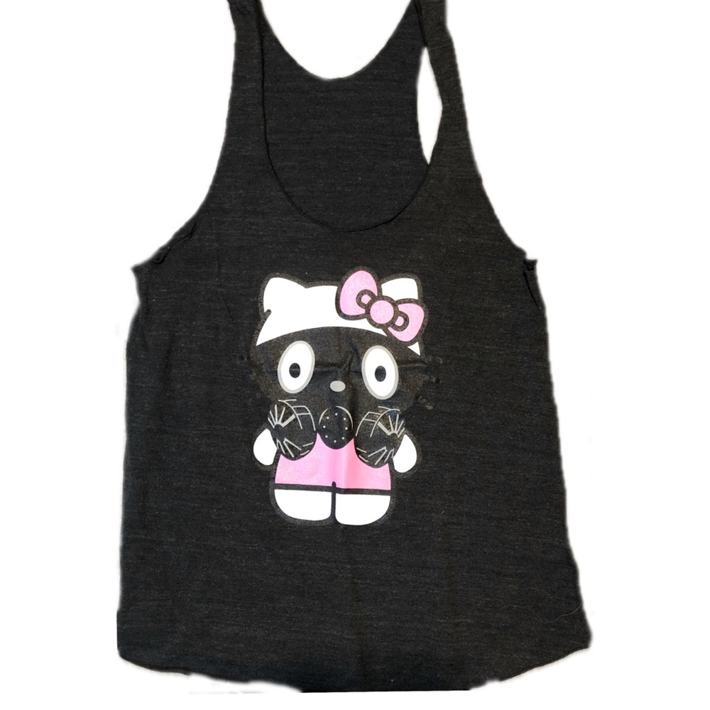 Hello Kitty Gasmask Tank Top